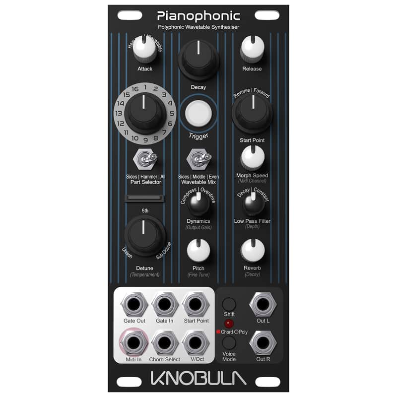 Knobula Pianophonic 8-Voice Wavetable Synthesiser Module (Demo Deal) image 1