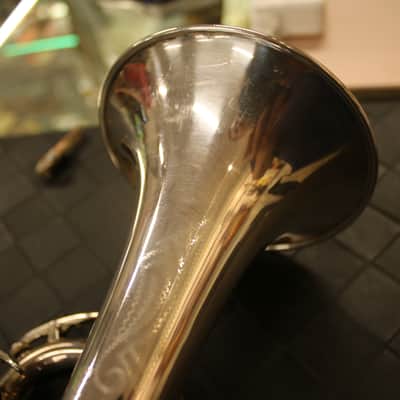 C.G. Conn 8-B Silver Plate Artist Trumpet 1970 W/ Bach C1 Mouthpiece + Mutes image 22