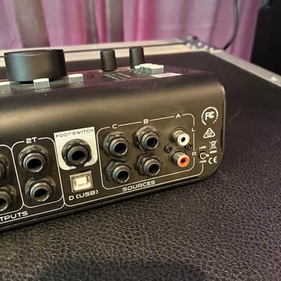 JBL M-Patch Active-1 Active Stereo Monitor Controller with Talkback and USB I/O 2010s - Black image 4