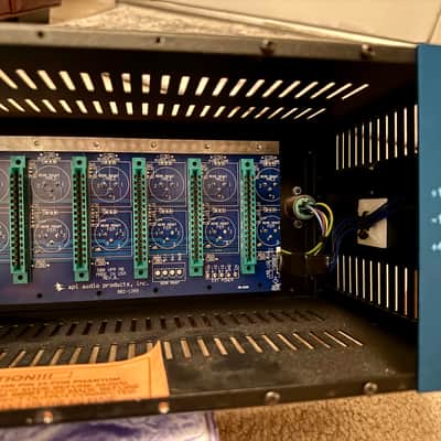 API 500VPR 10-Slot 500 Series Rack with Chandler PSU-500 2019 - Present - Black image 3