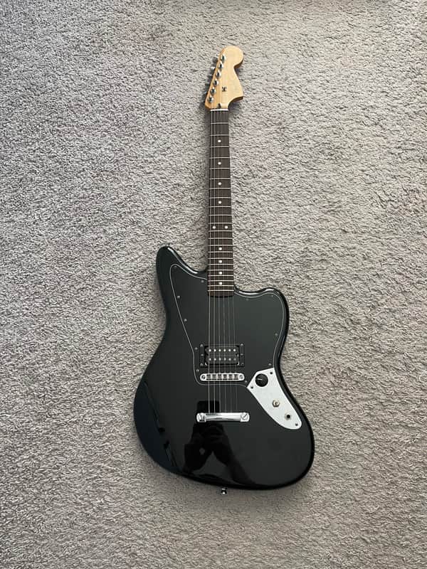 Fender Blacktop Jaguar 2011 MIM Black Single Humbucker Modified