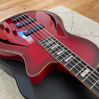 5 String Bass - Jazz Archtop - Semi Acoustic - Master Luthier image 7