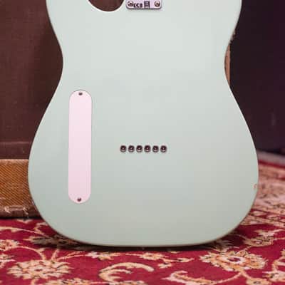 2014 Fender Mexico Cabronita Telecaster - in Surf Green image 4