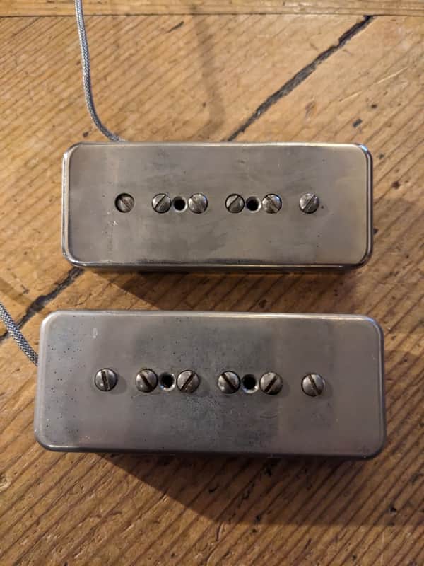 Fralin P90 set -15% neck pickup from a Fano guitar | Reverb