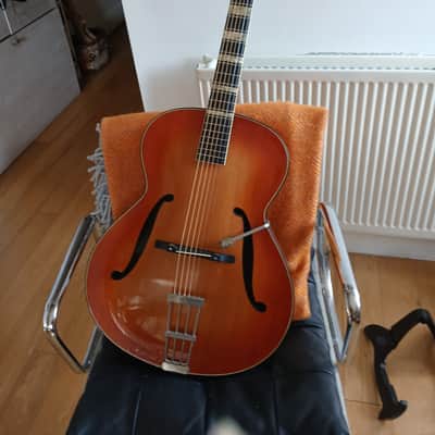 Framus Aristone Super 105 1954 - Orange burst image 7