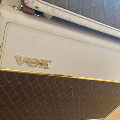 Vox AC30HH 50th Anniversary Hand-Wired Heritage Collection 30-Watt Guitar Amp Head 2007 - Cream plus  alnico blue matching cab image 5