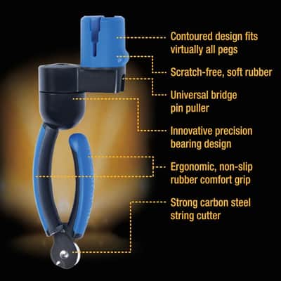 Music Nomad - MN223 - Grip One - All in ONE String Winder, Cutter, Puller (MN223) image 2