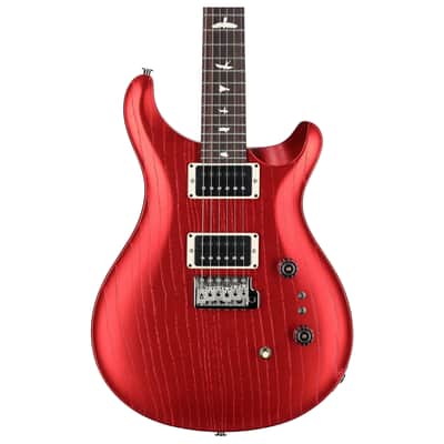 PRS Paul Reed Smith CE 24-08 Swamp Ash Limited Edition Electric Guitar, Satin Red Apple Metallic image 3