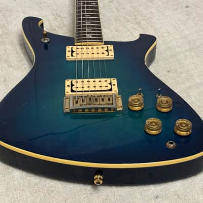 1984 Quest Manhattan MKII Blueburst Offset Matsumoku Japan RARE Model image 7