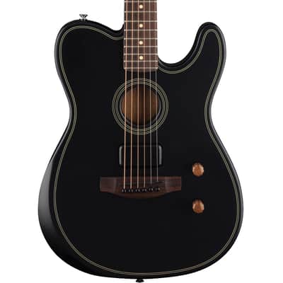Fender Acoustasonic Standard Telecaster Black image 3