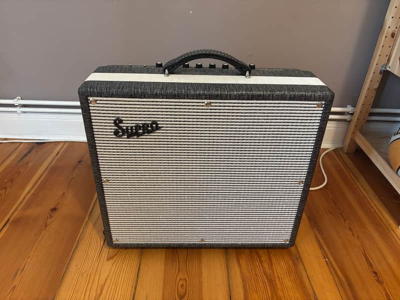 Supro 1695T Black Magick 25-Watt 1x12" Guitar Combo 2016 - Present - Black Rhino image 1