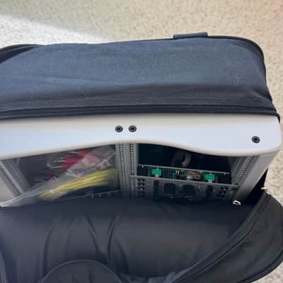 Behringer System 100 Clone with TipTop Audio Mantis Case and Carry Backpack System 100 Full Build 2025 - Gray image 19