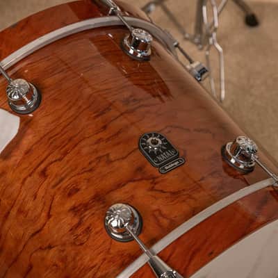 Natal Natural Bubinga Bop Drum Set 14x18 8x12 14x14 and 5x13 image 13