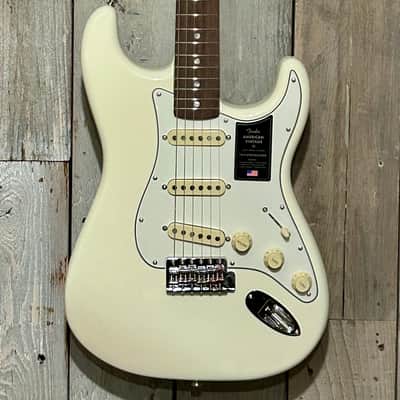 NEW Fender American Vintage II '73 Stratocaster with Rosewood Fretboard - Olympic White, In Stock and Ships Fast! Pro Set Up Included! image 2