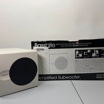 KLH Bassbite BB 1.0 Subwoofer Powered Sub Home Audio Vintage White - Open Box image 1