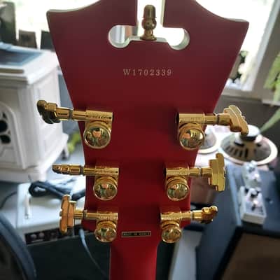 D'Angelico Deluxe EXL-1 Hollow Body Archtop 2010s - Matte Cherry image 9