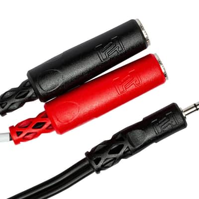 HOSA YMP-137 Stereo Breakout, 3.5 Mm TRS To Dual 1/4 In TSF image 2