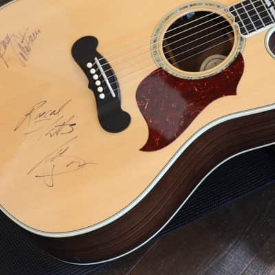 Unplayed! 2010 Gibson Songwriter Deluxe Studio Signed by Rascall Flatts Acoustic Guitar Antique Natural + OHSC image 7