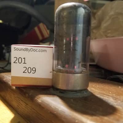 NU National Union 7N7 Loktal AT1000 TESTED Vacuum Tube greyglass T1 rare support rods triple mica early military dual triode (like 6SN7) 1941-1946 image 6