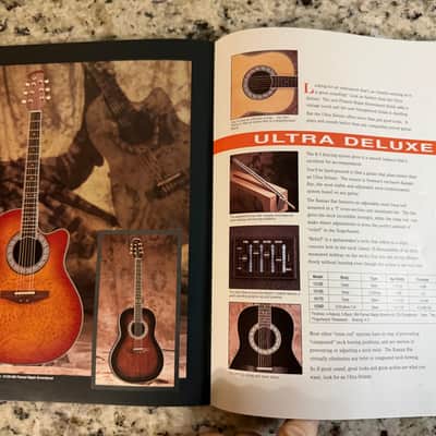 Ovation Catalog 1994 Viper Adamas II elite standard custom legend balladeer celebrity ultra deluxe image 11