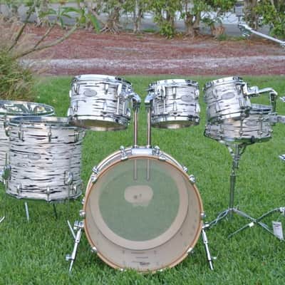DREAM SET! PEARL MASTERS MAPLE RESERVE MUSIC CITY CUSTOM 7 PC DRUM SET! LOT RK711 image 14