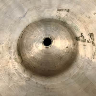 Rare ZILDJI Vram / Zildjian K Constantinople 16” Hi-hat Vintage 20s - ca 100 years old image 14