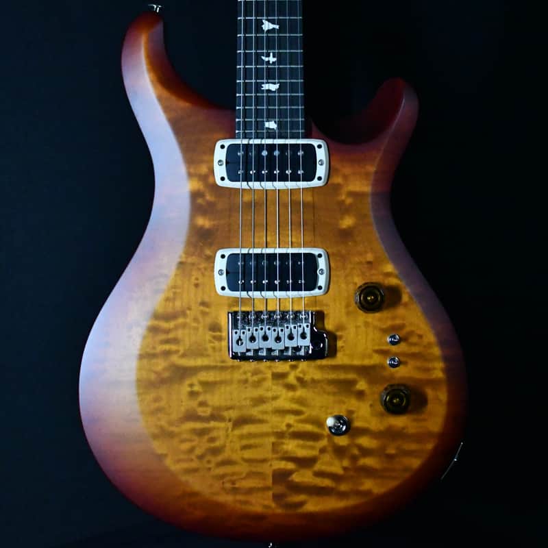 PRS S2 Custom 24-08 Quilt Top Satin Nitro Dark Cherry Sunburst #158 2024 image 1