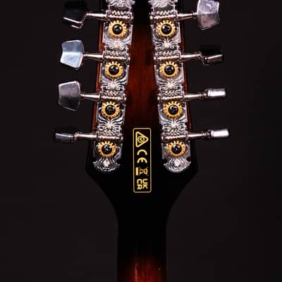 Ibanez M510E A-Style Acoustic/Electric Mandolin, Dark Violin Sunburst High Gloss image 10