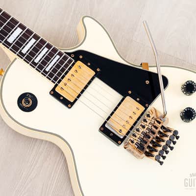 1987 Burny LC-100YS Yasu Signature Vintage Guitar Snow White w/ Tremolo & Case, Japan Fernandes image 7