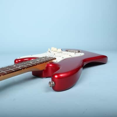 1998 Fender Deluxe Powerhouse Stratocaster Electric Guitar Red image 13