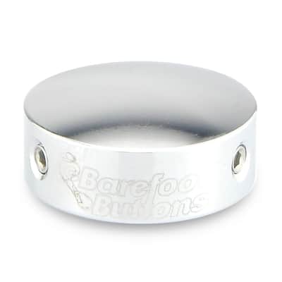 Barefoot Buttons Version 2 SPST (5/16″ 8.5mm bore) Silver