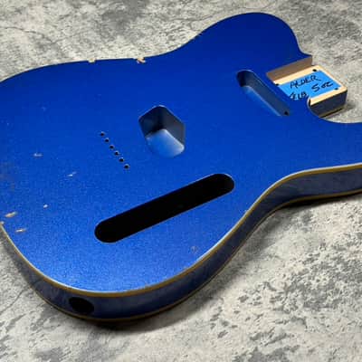 Real Life Relics Tele® Telecaster® Body Double Bound Aged Lake Placid Blue image 3