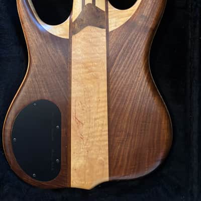 Immagine Ken Smith BT F4 TNV Black Tiger lined fretless Bass Guitar w Hard Case 2008 - 2