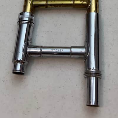 Blessing Tenor Trombone — SN 494710 — Fair condition, original case & mouthpiece image 5