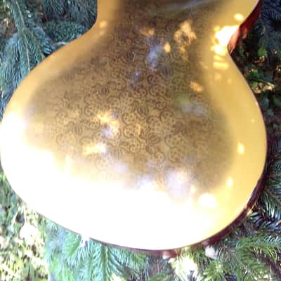 Steampunk Art Relic Jolana Tornado Hollow Body Vintage guitar 1963 Copper / Red image 18