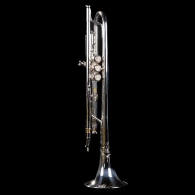 DEMO B&S Challenger 1 3137 Professional Bb Trumpet BS3137-2-OW - Silver Pated image 2