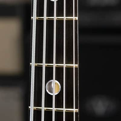Warwick Limited Edition Masterbuilt Streamer Stage II NT 5-String Bass - Bleached Honey Sunset Burst in Natural Transparent High Polish with Gig Bag image 10