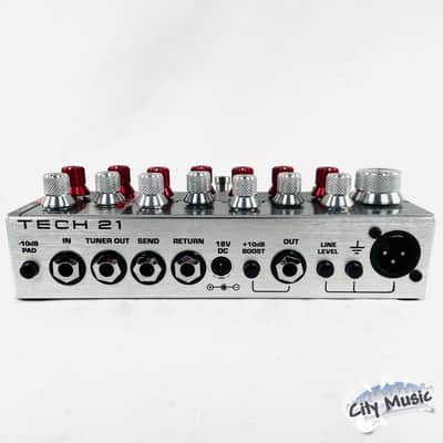 Used Tech 21 SansAmp XB Driver Bass Preamp Guitar Effects Pedal ♫ image 5