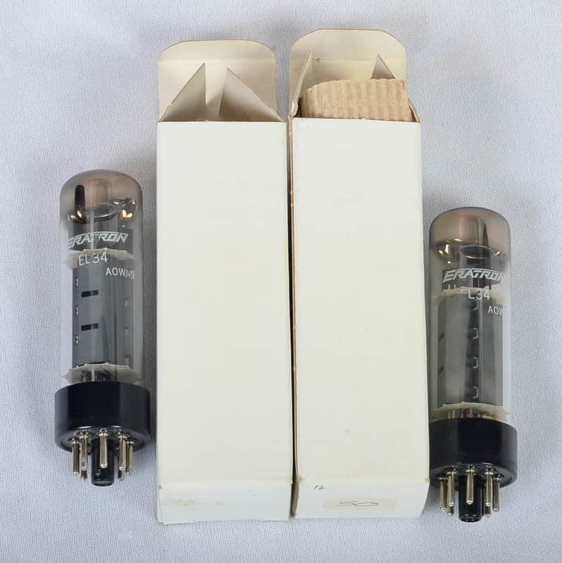 Eratron EL34 NOS matched pair - Tested image 1