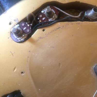 Fender Precision Bass 1965 Faded Shoreline Gold image 10
