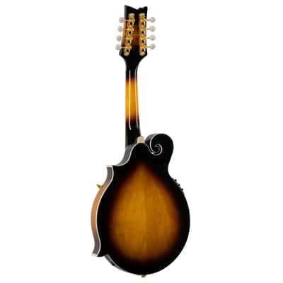 Ortega RMFE90TS F-Style Series Solid Spruce Top Maple Neck 8-String Acoustic-Electric Mandolin w/Deluxe Gig Bag image 3