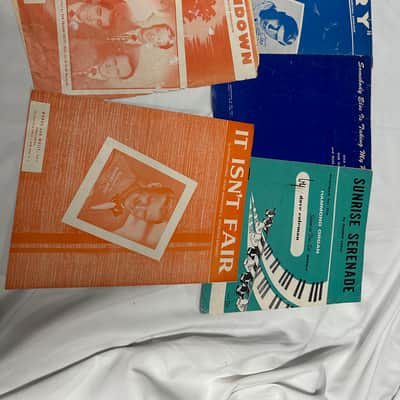 Lot of 17 Old Vintage Sheet Music Connie Francis, Zip-A-Dee-Doo-Dah, Dave Coleman, & More image 3