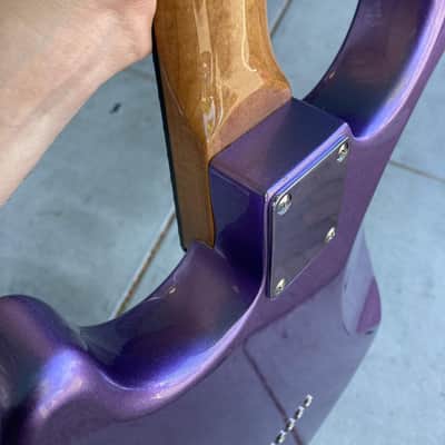 Consignment Custom Partscaster Maple Neck, Ebony Fretboard - Sparkle Lavender/Purple w/gig bag (Speer, J.) image 10