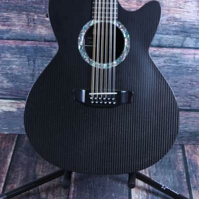 Rainsong WS-3000 12 string acoustic electric Carbon Fiber guitar with hard shell case image 2