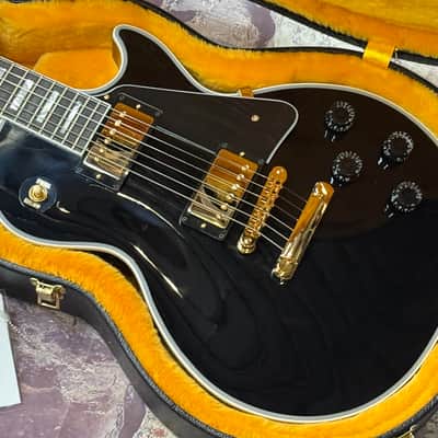 Gibson Les Paul Custom Ebony LPC-EBGH1E New Unplayed Auth Dlr 10lb7oz #940 image 9