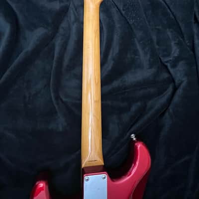 1999 Fender ST62-58US Reissue Candy Apple Red - MIJ w USA-made Custom Shop black bobbin 57/62 single coils. Dark slab rosewood fretboard. image 12
