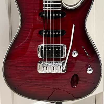 Ibanez SAS36FM In Transparent Red Sunburst image 5
