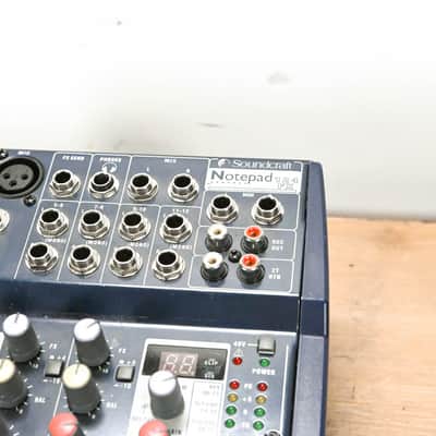 Soundcraft Notepad 124FX Compact 12-Input Analog Mixing Console (NO PSU) CG01ZTD image 4