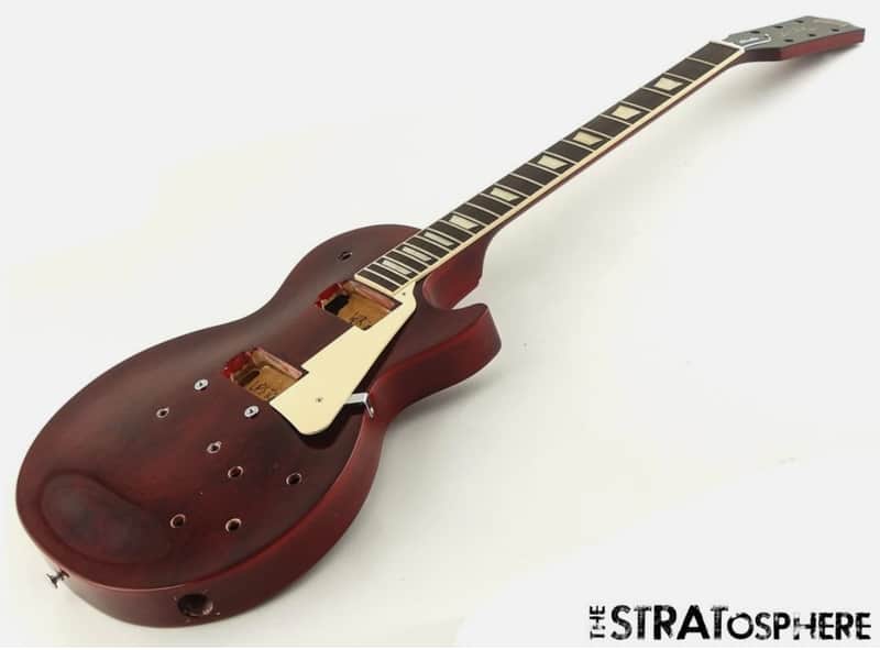 USED Gibson USA Les Paul Studio Model BODY + NECK + PG USA Wine Red image 1