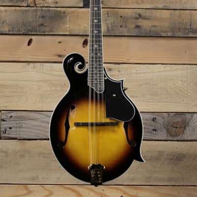 Washburn M3SWK-D-U F Style Mandolin Tobacco Sunburst w/ Case image 4